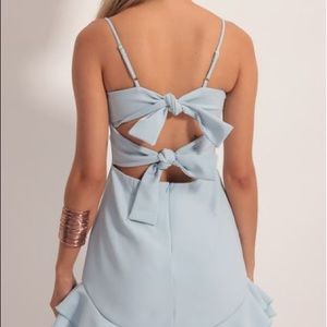 BNWT Lucy in The Sky cocktail dress, light blue